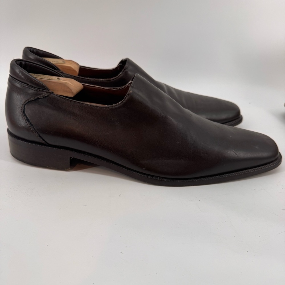 Mercanti Fiorentini Dress Shoes Cap Toe Oxford Men's Brown Size 12 Italy